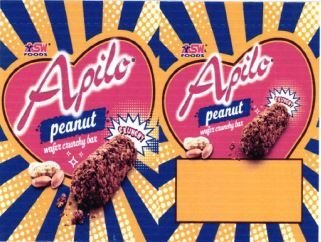 Trademark APILO WAFER CRUNCHY BAR PEANUT ASW FOODS + LUKISAN