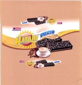 Trademark HATARI PRETO WAFER COFFEE FLAVOUR ASW FOODS + LUKISAN