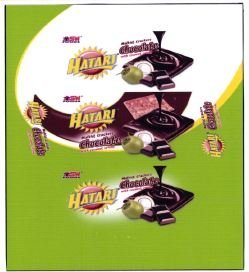 Trademark HATARI MALKIST CRACKERS CHOCOLATE WITH COCONUT CRISPY ASW FOODS + LUKISAN