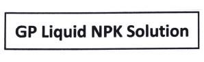 Trademark GP LIQUID NPK SOLUTION