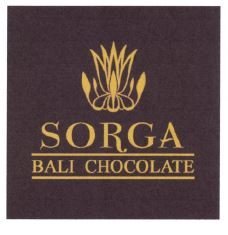 Trademark SORGA BALI CHOCOLATE + LOGO