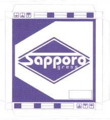 Trademark SAPPORO GRESS + LOGO