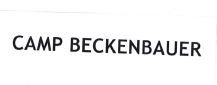 Trademark CAMP BECKENBAUER