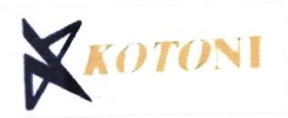 Trademark KOTONI + LOGO