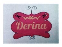 Trademark DERINA + LOGO KUPU-KUPU