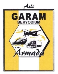 Trademark ARMADA GARAM BERYODIUM ASLI + LOGO