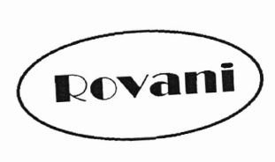 Trademark ROVANI