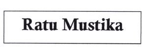 Trademark RATU MUSTIKA