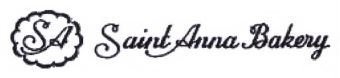 Trademark SAINT ANNA BAKERY + LOGO