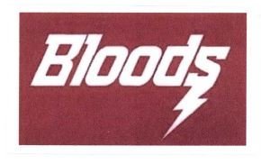 Trademark BLOODS + LOGO