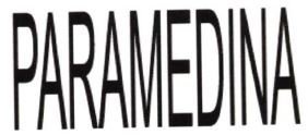 Trademark PARAMEDINA