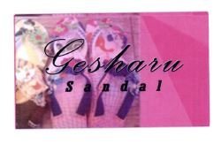 Trademark GESHARU SANDAL + LUKISAN