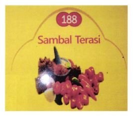 Trademark 188 SAMBAL TERASI