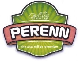 Trademark PERENN THE TASTE WILL BE REMEMBER + LUKISAN