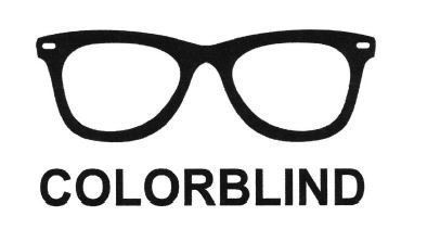 Trademark COLORBLIND + LOGO KACAMATA