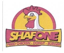 Trademark SHAFONE FRIED CHICKEN - DONUT - BURGER + LUKISAN