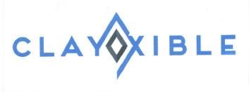 Trademark CLAYXIBLE + LOGO