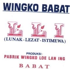 Trademark WINGKO BABAT LLI; LOE LAN LING + LOGO