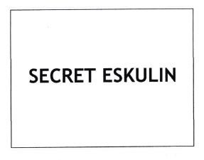 Trademark SECRET ESKULIN