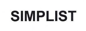 Trademark SIMPLIST