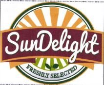 Trademark SUNDELIGHT FRESHLY SELECTED + LOGO