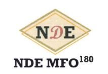 Trademark NDE MFO 180 + LUKISAN