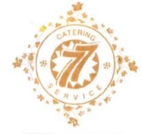 Trademark 77 CATERING SERVICE + LOGO