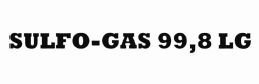 Trademark SULFO-GAS 99,8 LG