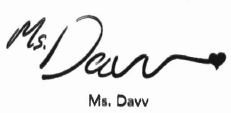 Trademark MS.DAVV + LOGO