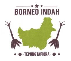 Trademark BORNEO INDAH TEPUNG TAPIOKA + LUKISAN