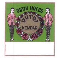 Trademark BATIK HALUS PUTRI KEMBAR + LUKISAN