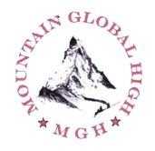 Trademark MGH MOUNTAIN GLOBAL HIGH + LUKISAN