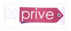 Trademark 20 PRIVE + LOGO