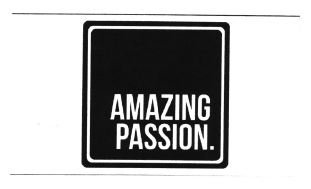 Trademark AMAZING PASSION + LOGO