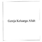 Trademark GEREJA KELUARGA ALLAH