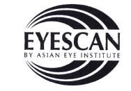 Trademark EYESCAN / BY ASIAN EYE INSTITUTE + LOGO