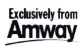 Trademark EXLUSIVELY FROM AMWAY