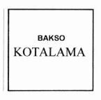 Trademark BAKSO KOTALAMA