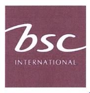 Trademark BSC INTERNATIONAL