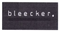 Trademark BLEECKER