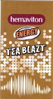 Trademark HEMAVITON ENERGY TEA BLAZT + LOGO