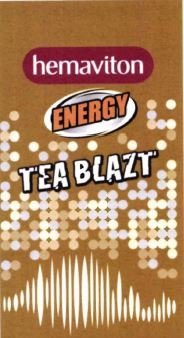 Trademark HEMAVITON ENERGY TEA BLAZT + LOGO