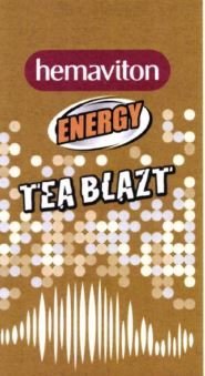 Trademark HEMAVITON ENERGY TEA BLAZT + LOGO