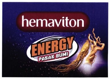 Trademark HEMAVITON ENERGY PASAK BUMI + LUKISAN