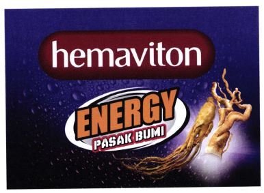 Trademark HEMAVITON ENERGY PASAK BUMI + LUKISAN