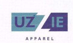 Trademark UZIE APPAREL + LOGO