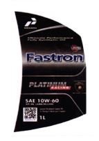 Trademark FASTRON PLATINUM RACING + LOGO