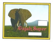 Trademark GAJAH SUPER + LUKISAN