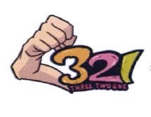 Trademark 321 THREE TWO ONE + LUKISAN