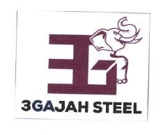 Trademark LOGO + 3GAJAH STEEL